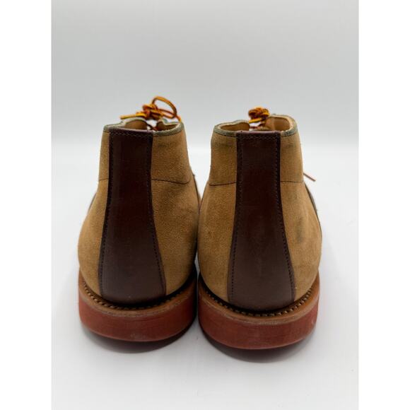 Mark McNairy Chukka Boot Tan Suede Brown Leather Mens 8753CS Size 12 No Box main image 6